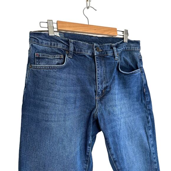 Marine Layer Original Slim Denim Jeans Medium Wash Blue 36 Inch Waist - Picture 3 of 15